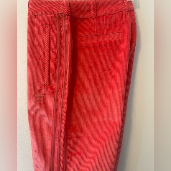 Adidas Women Original 3 stripe High Waisted Suit Pants - Tactile Pink - Picture 8 of 8